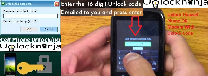 How to Unlock Huawei Modem and Phone Unlock Code