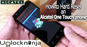 How to reset Alcatel one touch?