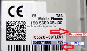 How to find alcatel provider ID