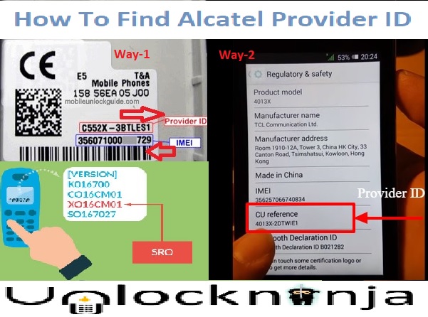 How find Alcatel Provider ID