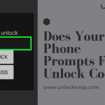 How to check if phone asks for unlock code